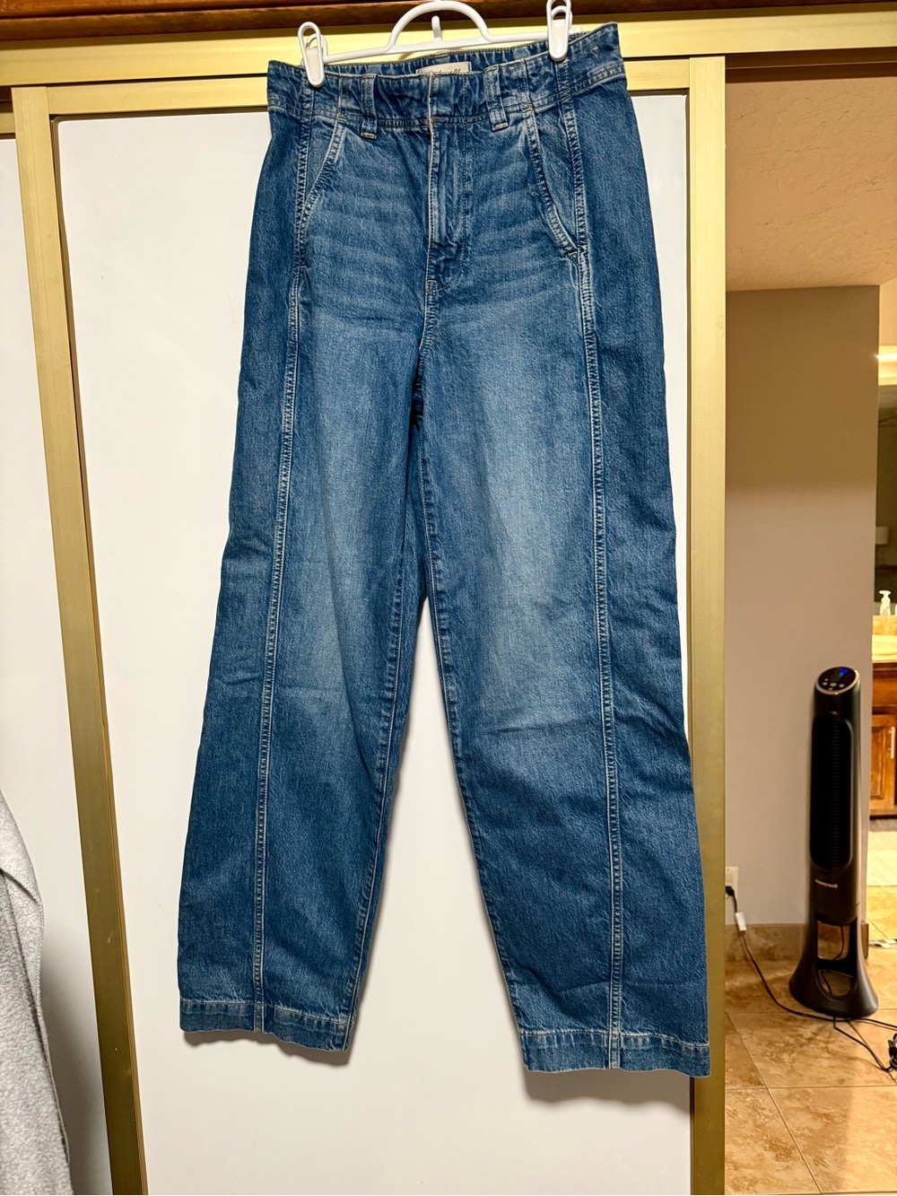 NWT!! Madewell Denim Barrel Trouser